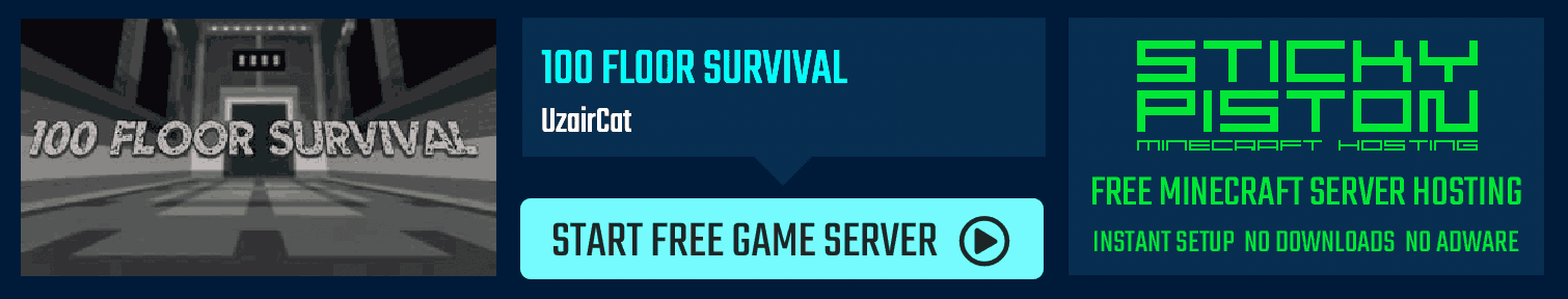 100 Floor Survival (1.19+) Minecraft Map