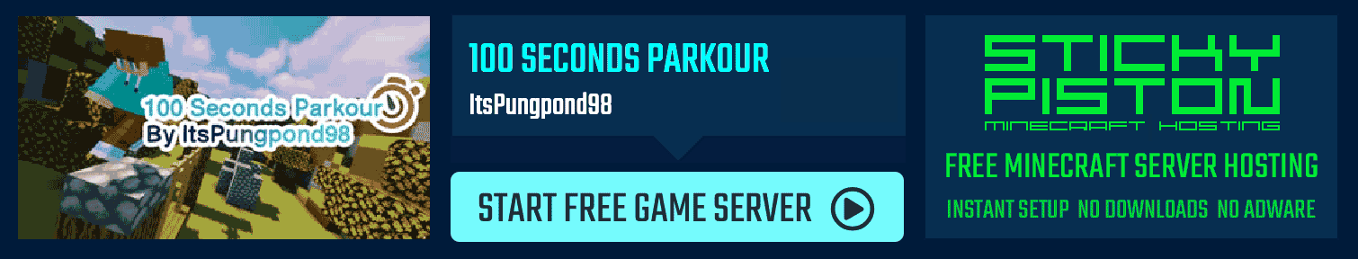 100 Seconds Parkour Minecraft Map