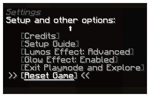 Witchcraft and Wizardry reset game menu