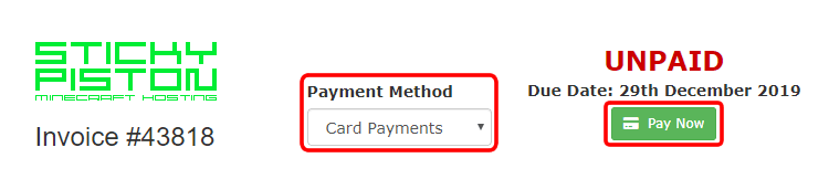 Invoice Payment Options