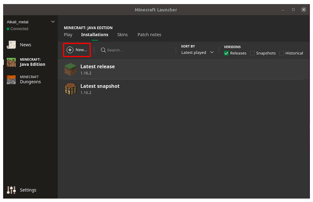 New Minecraft Launcher - How to Revert back to Original Launcher