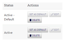 Default and Active Payment Option