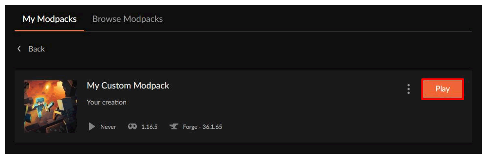 Play ModPack