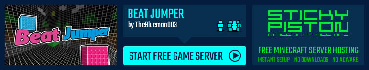 Play Beat Jumper on a Minecraft map game server