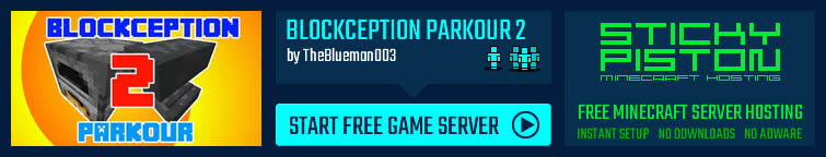 Play Blockception Parkour 2 on a Minecraft map game server