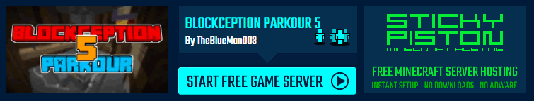 Play Blockception Parkour 5 on a Minecraft minigame server