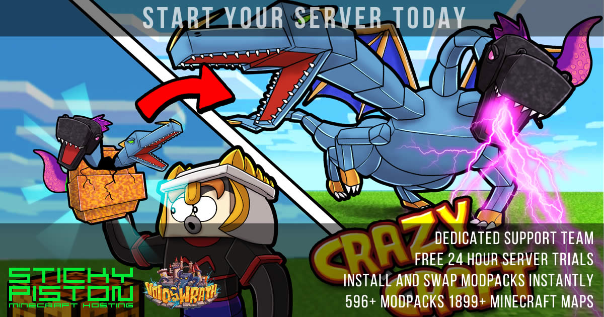 Crazy Craft 4 Server Hosting