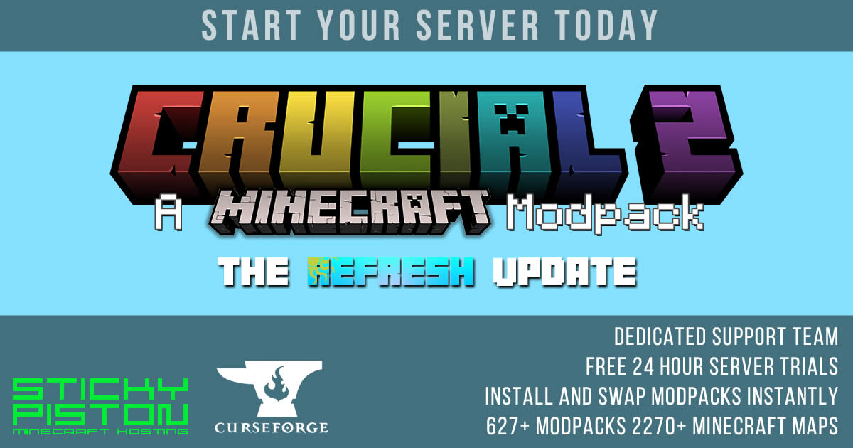 Crucial 2 - The Refresh Update - Minecraft Modpacks - CurseForge