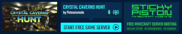 Crystalline Caverns Hunt Minecraft Map