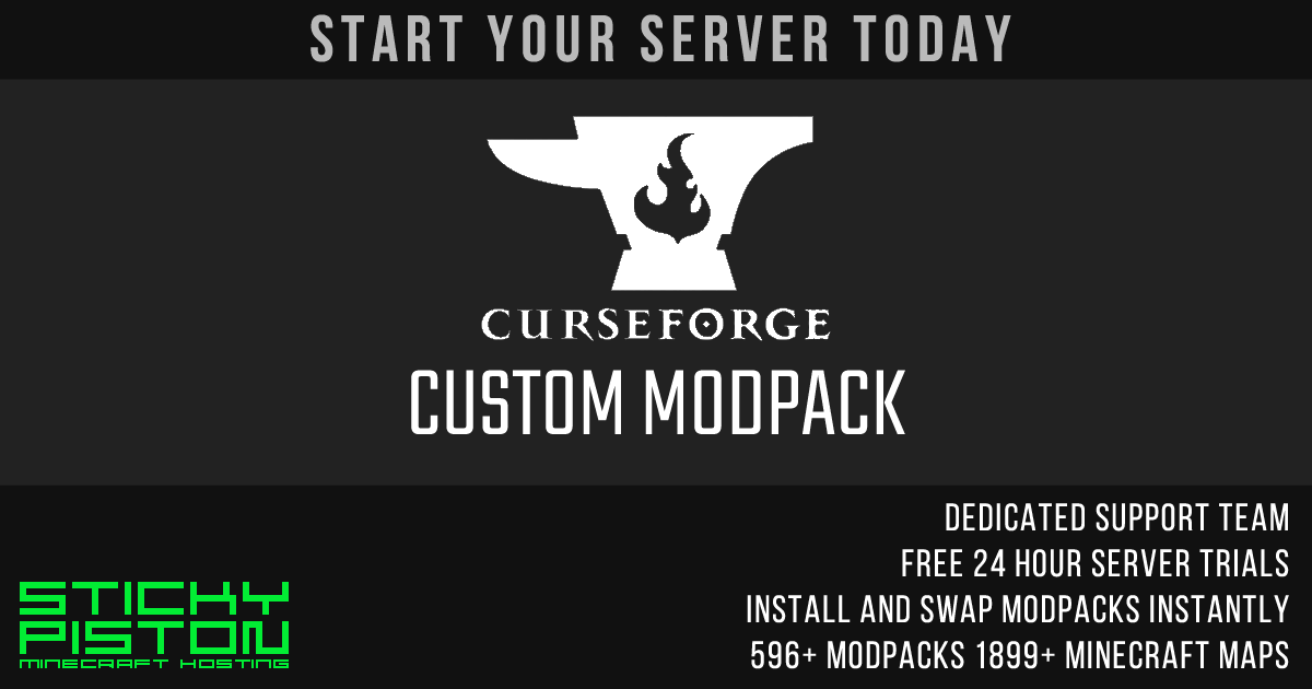 Frem udsagnsord Ekspression How to make your own custom modpack server? | StickyPiston Hosting