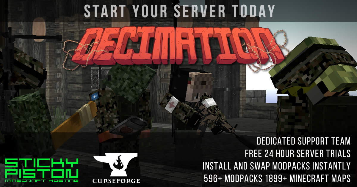 DeciNuCleAr decimation zombie apocalypse server (community