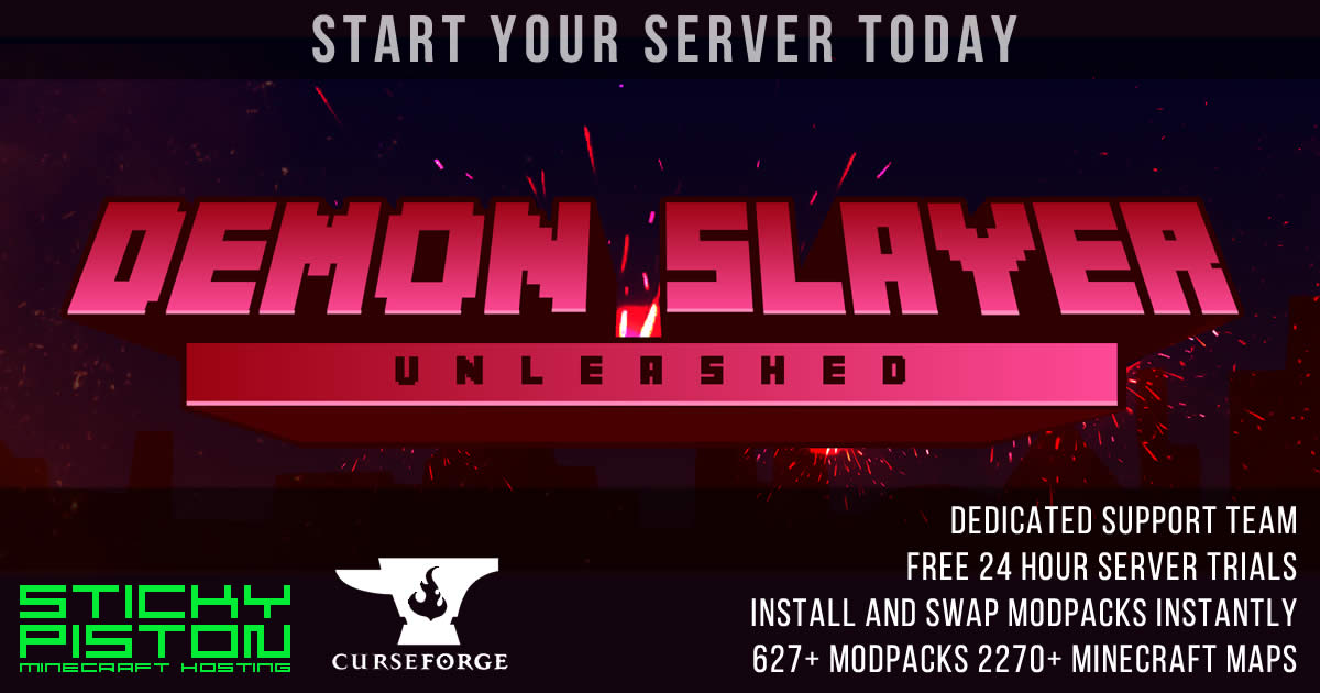 Minecraft Demon Slayers Unleashed Server Hosting - ScalaCube