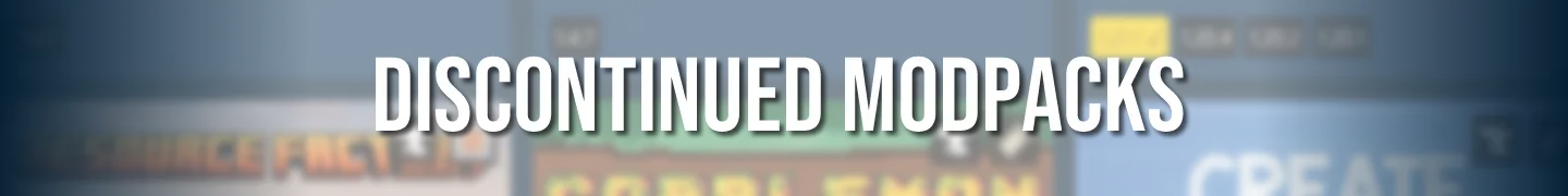 Discontinued Modpack Hosting