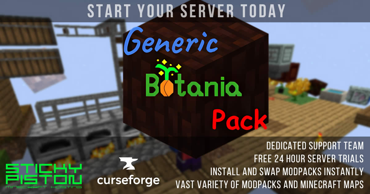 Generic Botania Pack Server Hosting