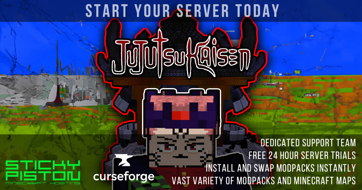 Zeefski Jujutsu Kaisen Craft Server Hosting