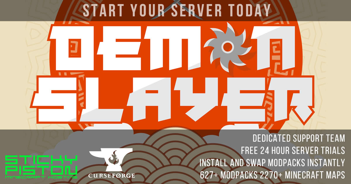 Demon Slayers Unleashed - Server Ver. - Minecraft Modpacks - CurseForge