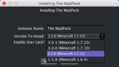 The MadPack 2 Version