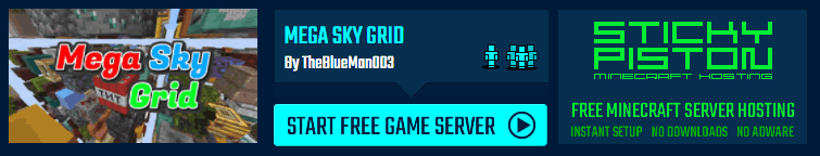 Play Mega Sky Grid on a Minecraft minigame server
