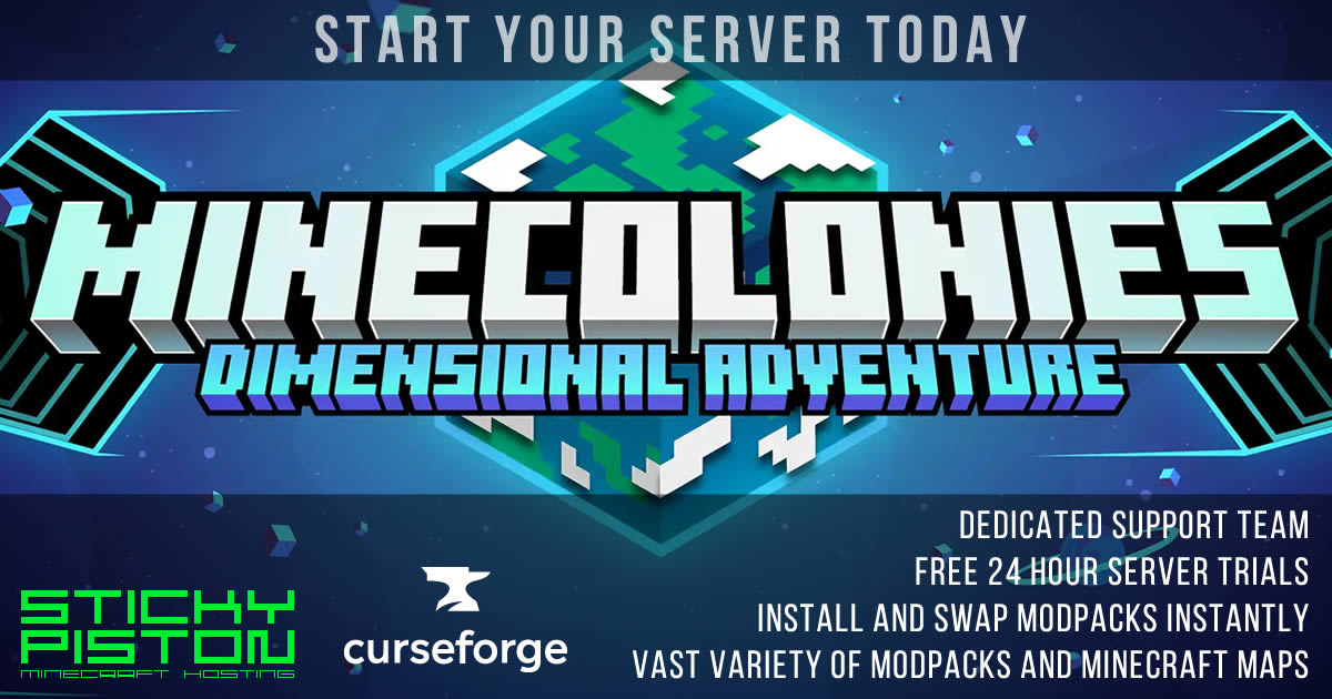 Minecolonies: Dimension Adventure Server Hosting