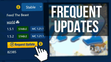 Modpack version updates