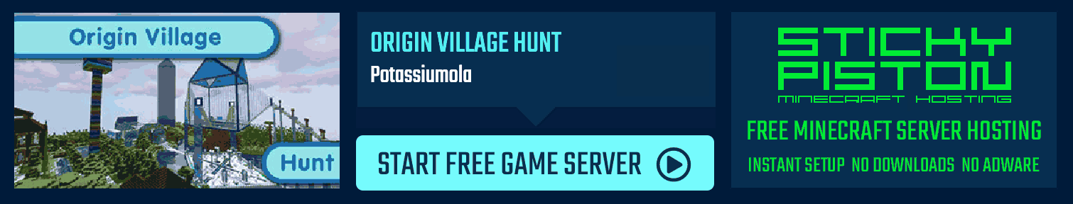 Origin Village Hunt Minecraft Map