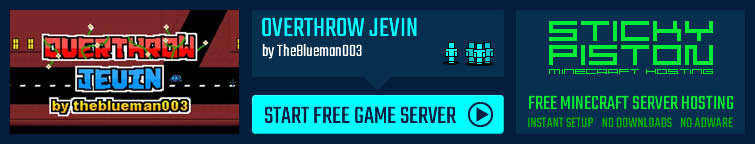 Play Overthrow Jevin on a Minecraft map game server