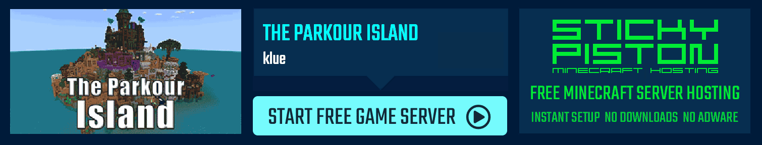 The Parkour Island Minecraft Map