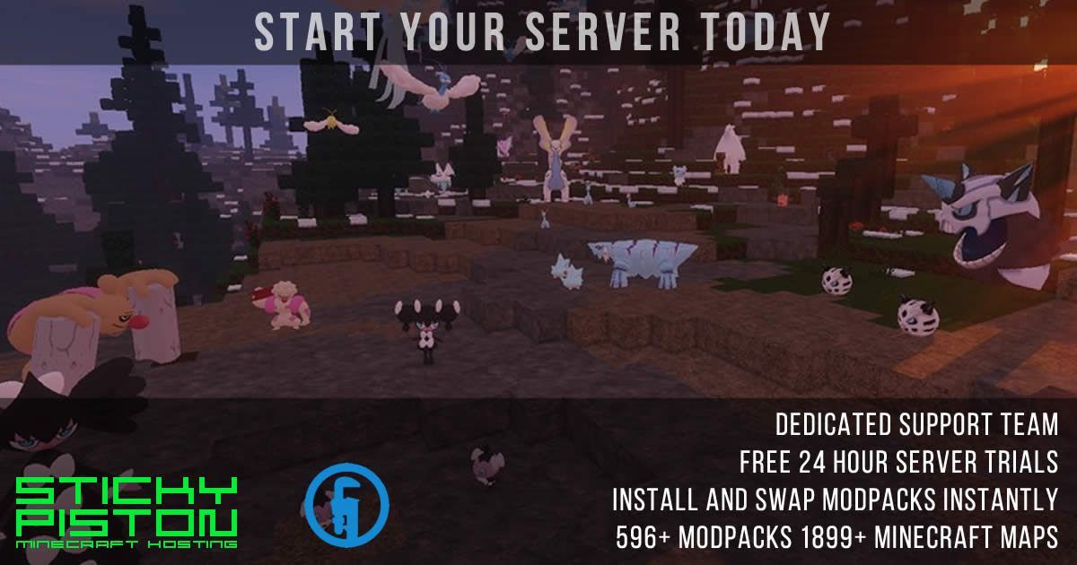 The Pixelmon Modpack Server Hosting