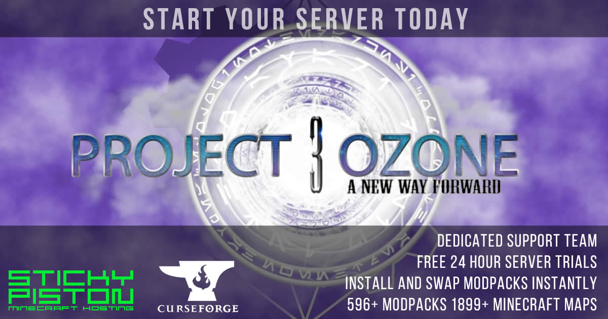 Project Ozone 3 Hosting Rental | StickyPiston