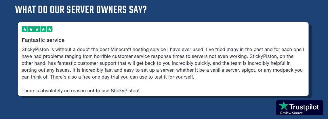 Fantastic Service Minecraft host review