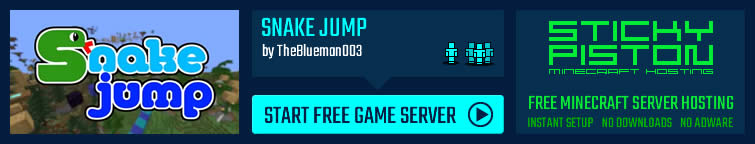 Play Snake Jump on a Minecraft map game server