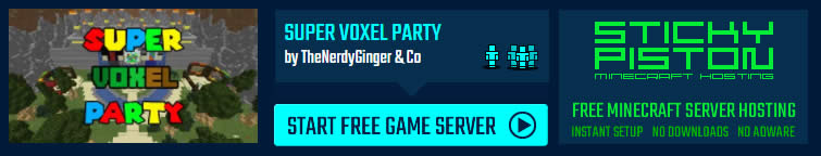 Play Super Voxel Party on a Minecraft map game server