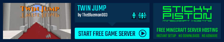 Play Twin Jump on a Minecraft map game server