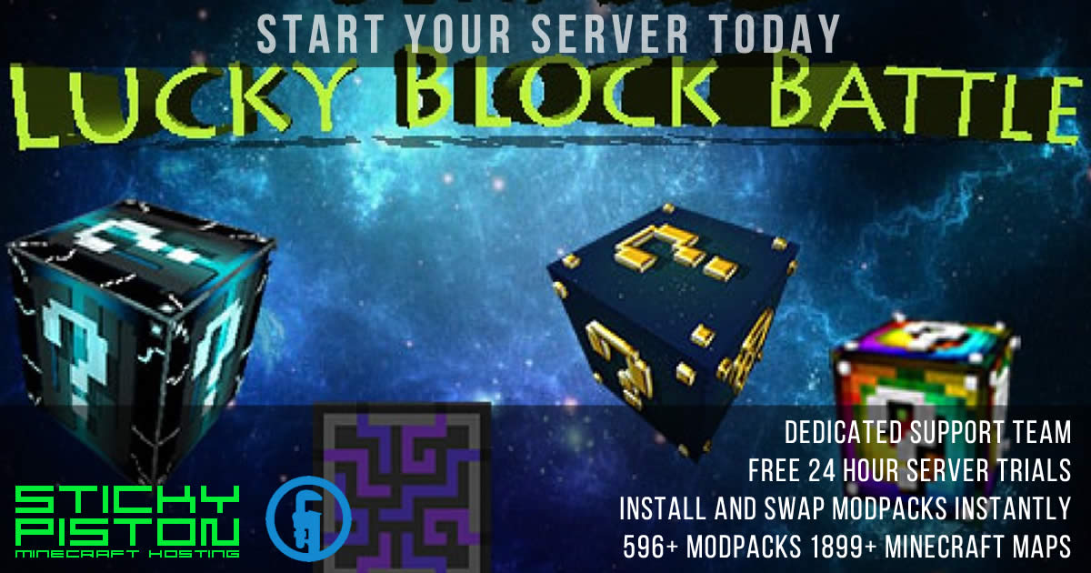 Lucky Block Race 1.12 Minecraft Map