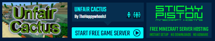 Play Unfair Cactus on a Minecraft Minigame server