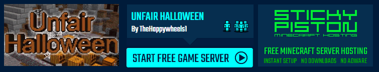 Play Unfair Halloween on a Minecraft Minigame server