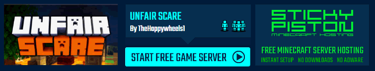 Play Unfair Scare on a Minecraft Minigame server