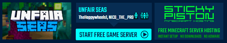 Play Unfair Seas on a Minecraft minigame server