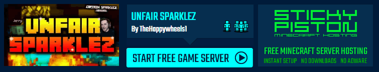 Play Unfair Sparklez on a Minecraft Minigame server