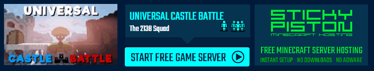 Play Universal Castle Battle on a Minecraft map game server