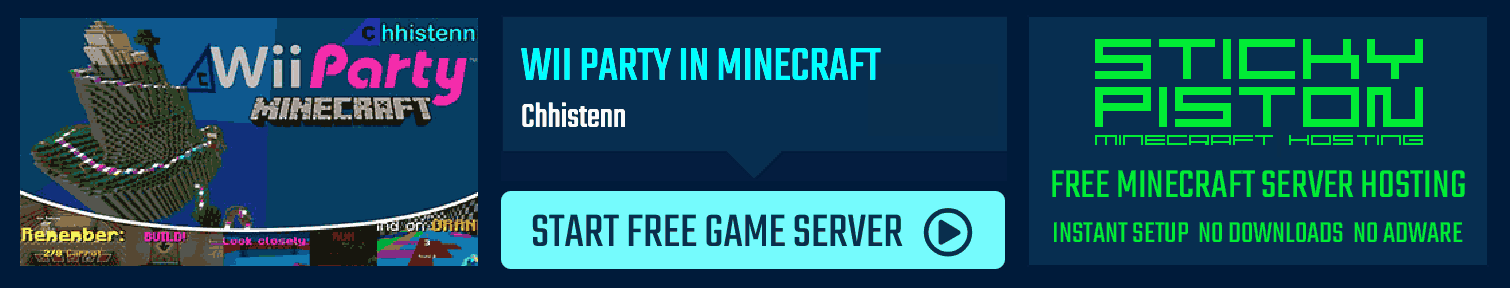 Wii Party in Minecraft Minecraft Map