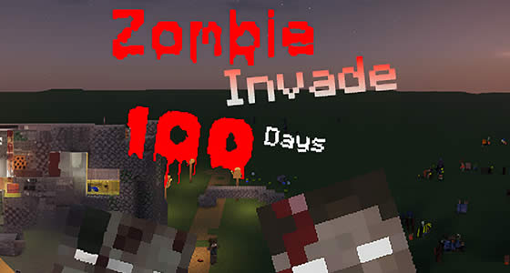 Modrinth Zombie Invade 100 Days server
